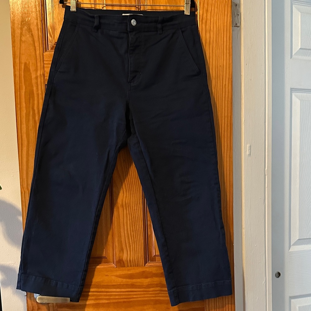 Everlane Women’s Navy Straight Leg Pants